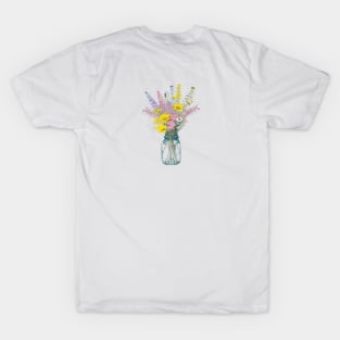 Bouquet in a Mason Jar T-Shirt